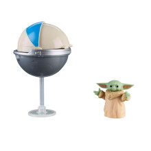 STAR WARS Epische Held Serie Grogu 1-Inch Actiefiguur & Hover Pram, Speelgoed voor 4-Jarigen