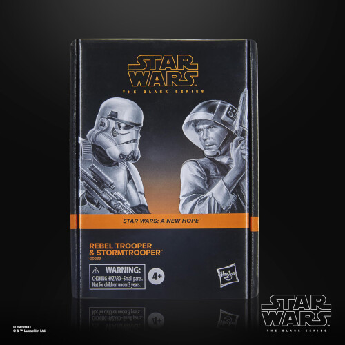 STAR WARS The Black Series Rebel Trooper & Stormtrooper, Colecionável 6 Polegadas 2-Pack 1