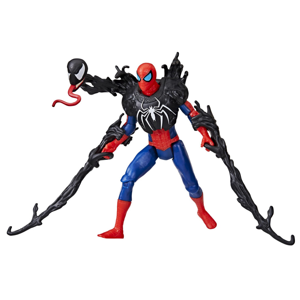 Figurine de luxe Spider-Man Marvel Venom Versus Epic World of Action avec accessoires, 10 cm, jouets de super-h  ros pour enfants de 4 ans et plus