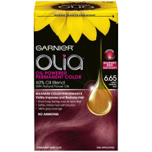Garnier Olia Oil Powered Permanent Hair Color 6.65 Light Garnet Red