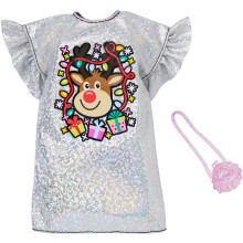 Barbie Vianocn m da Sortiment oblecenia pre b biky Kompletn outfity Darcek pre b biky od 3 do 8 rokov