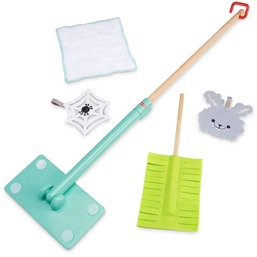 Fisher-Price Clean-Up And Dust Set 5-Piece Pretend Play Set For Preschoolers