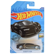 Hot Wheels Fabrikneu 7/10 '16 Bugatti Chiron 89/250 Schwarz