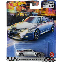 Hot Wheels Boulevard Nissan Skyline GT R (BCNR33) Silber
