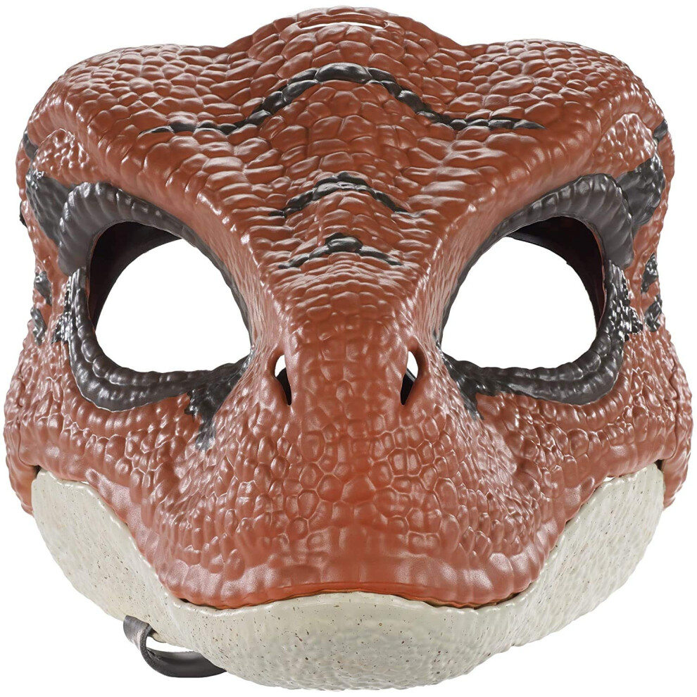 JURASSIC WORLD Movie-Inspired Velociraptor Mask with Opening Jaw  Realistic Texture and Color  Eye and Nose Openings and Secure Strap; Ages 4 and Up-image-OPC-PGRWJBM-NEW