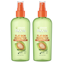 Garnier Hrvrd Fructis Style Flat Iron Perfector Straightening Mist Elegant 2 Count