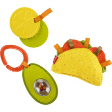 Fisher-Price Tiny Treats Gift Set  3 pretend food infant teething toys