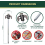 20 Pack Heavy Duty Tent Pegs 4