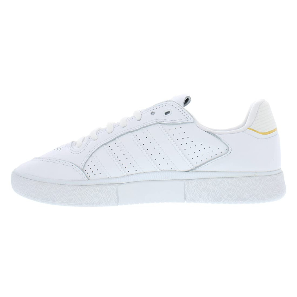 adidas Mens Tyshawn Low Lace-up Casual and Fashion Sneakers White 5 Medium (D)
