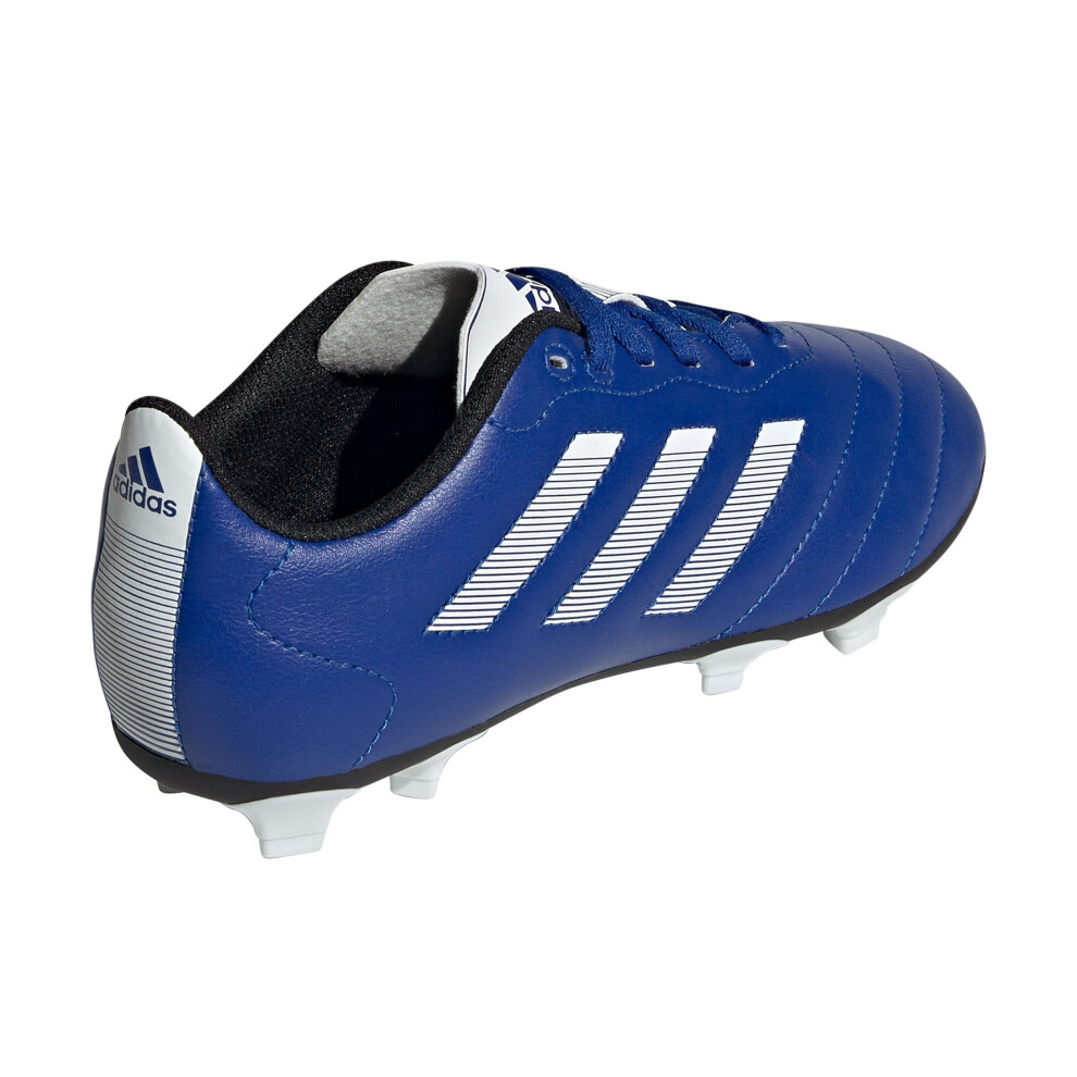 adidas unisex child Goletto Viii Firm Ground Soccer Shoe  Team Royal Blue/White/Core Black  10 Toddler US