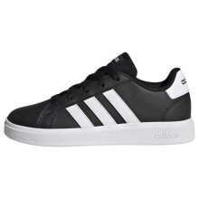 adidas - Grand Court 20 K - GW6503 - Color: Black - Size: 4 Big Kid