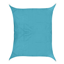 (Blue) 3x4M 420D Oxford Polyester Tent Sunshade Sail Waterproof Canopy Cover Awning Outdoor