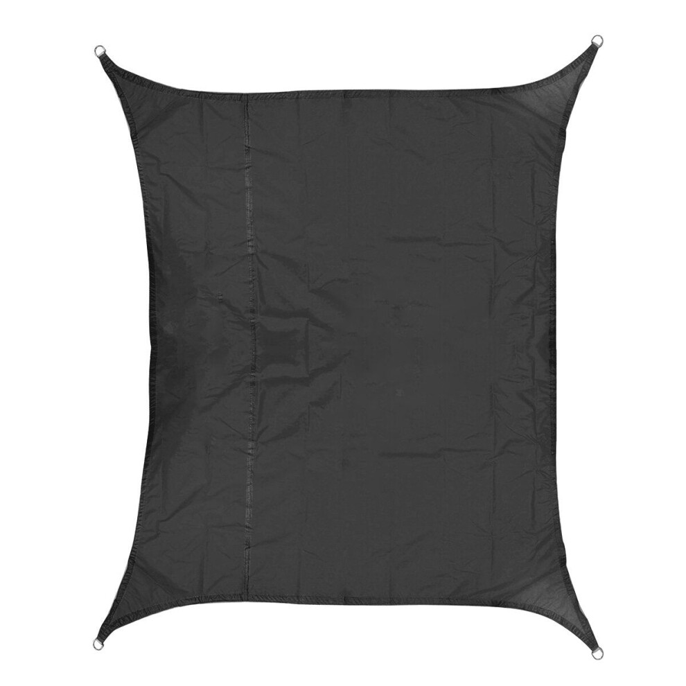 (Black) 3x4M 420D Oxford Polyester Tent Sunshade Sail Waterproof Canopy Cover Awning Outdoor