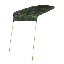 (Camouflage) Boat Canoe Sun Shade Top Cover Canopy Awning Universal For Single Person