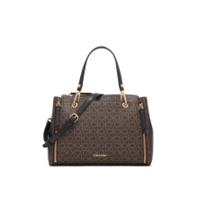 Calvin Klein Reyna Novelty Satchel hned /khaki/cierna line rna