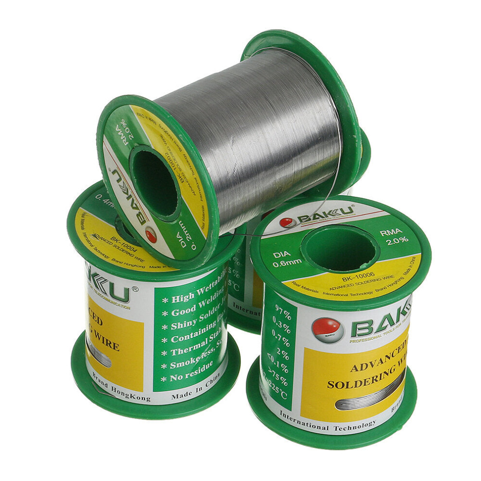 Greenzech (0.6Mm) Solder Wire Lead Free Rosin Core Tin Copper Solder Welding Wire Flux Roll Silver