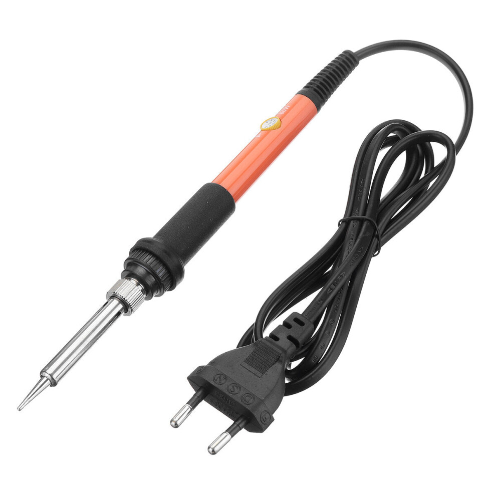 (EU Plug) 79Pcs 60W Electric Solder Iron Wood Burning Pen Soldering Iron Tool Carft Pyrography Kit DIY