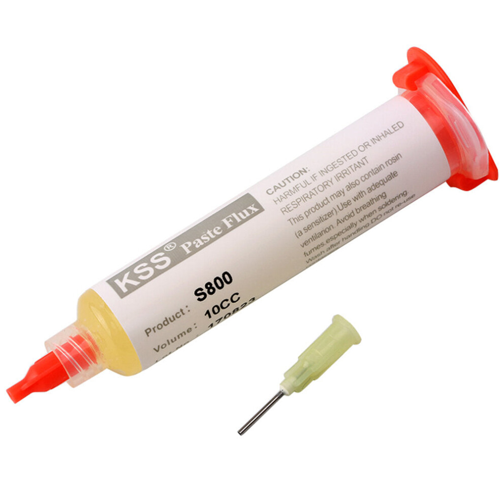 (3Pcs) Solder Paste Flux Soldering Paste with Needle for Soldering SMD BGA Dispensing Welding