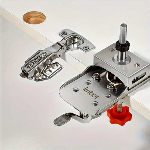 (#B) Premium Hinge Installation Jig - Durable, Precise Drilling, Easy to Use, Versatile for Home Projects, Type A & B Options 2