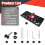 Adjustable Hinge Punch Locator Kit with 35mm Hole Opener, Drill Bits & Positioning Tools for Precise Installations 7
