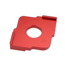 (R10/15) R Arc Template 3-Piece Set - Aluminum Alloy, Accurate Scale, Easy Operation for Wooden Board Trimming, R10-R35