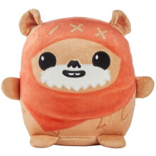 Star Wars Cuutopia Muñeco de Peluche Ewok de 10 Pulgadas, Almohada Suave, Regalo Coleccionable para Niños y Fans a Partir de 3 Años