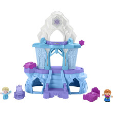 Fisher-Price Little People Speelgoed Disney Frozen Elsa's Betoverde Lichtpaleis met Muziek & Figuren voor 18+ maanden