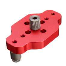 Self-Centering Dowel Jig & Punch - Woodworking Drill Guide Tool with 6mm, 8mm, 10mm Sleeves - Durable & Precise