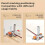 Multi-Functional Woodworking Marking Tool with Adjustable Wall Distance, Precision Marking, and Durable Stainless Steel Construction 10