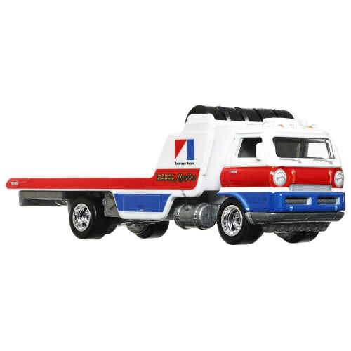 Hot Wheels Hot Wheels Team Transport Open com Machine rebelde de 70 AMC 2