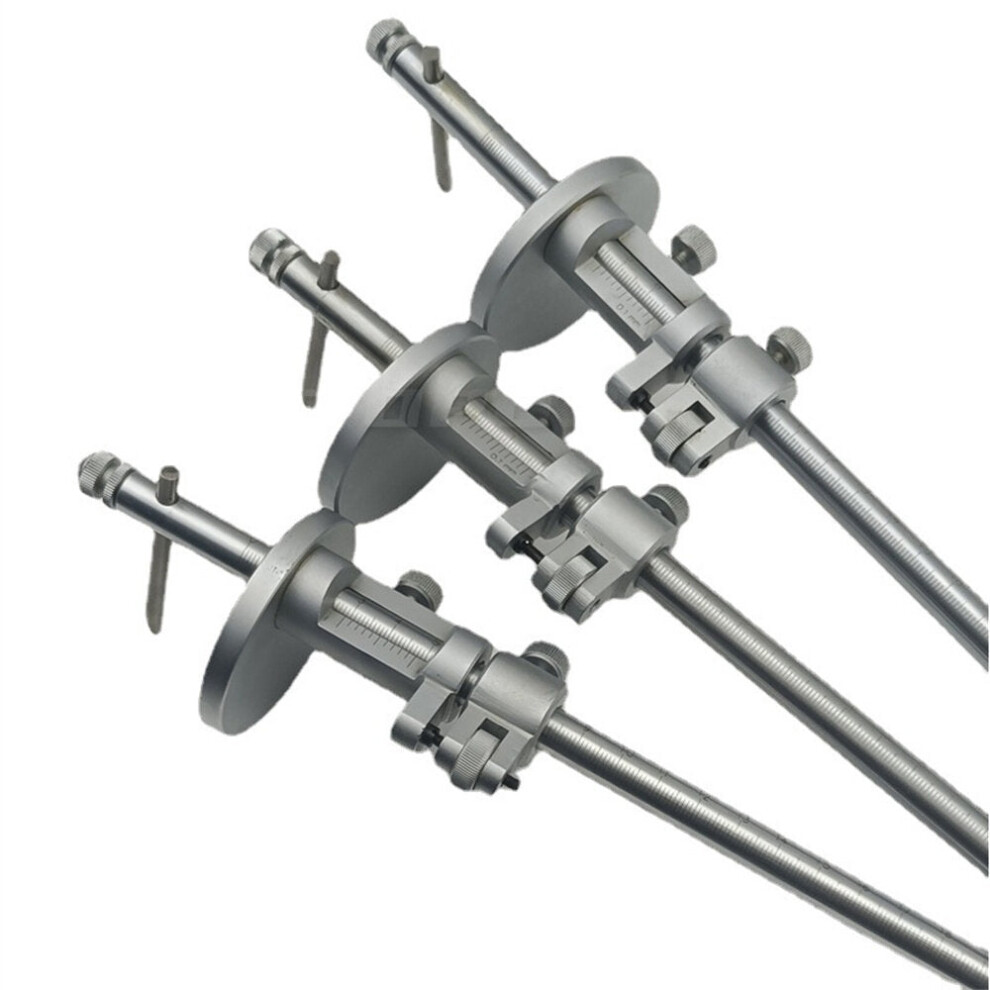 (0-200Mm) Stainless Steel Woodworking Marking Ruler With Large Head, 0-200Mm To 0-500Mm Sizes For Precise Marking 8727971920657