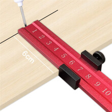 (500mm) High Precision Aluminum Positioning Ruler - Durable 4.5mm Thick, Metric & Imperial Scales, Multiple Sizes for Woodworking
