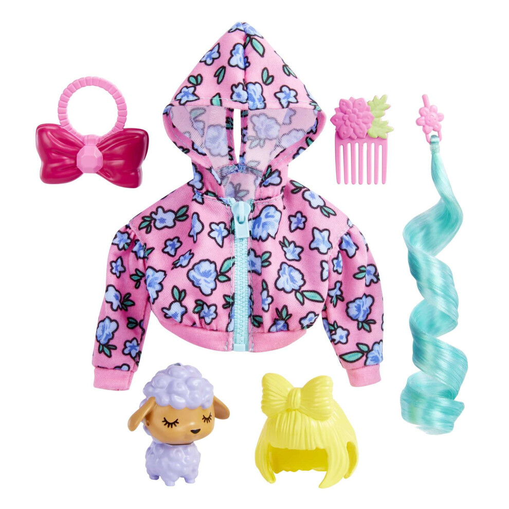 Barbie Extra Huisdier & Mode Pakket Assortiment Met Huisdier En Accessoires Voor Pop En Huisdiercadeau Voor Kinderen Vanaf 3 Jaar-image