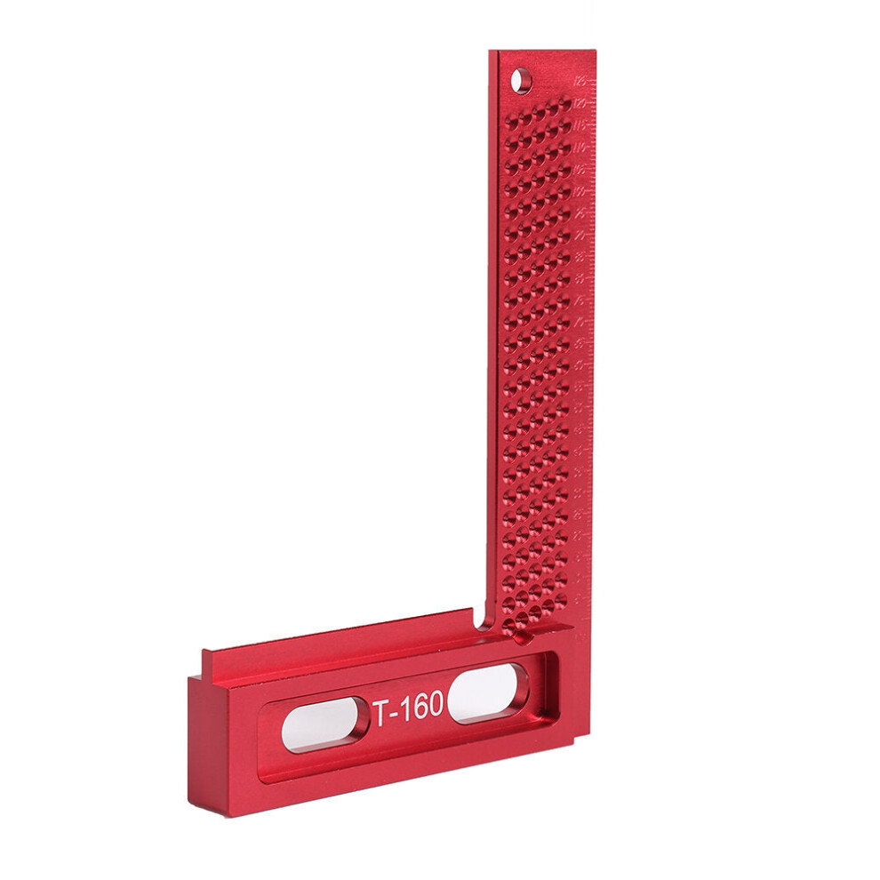(160mm) L Type 160/200mm Aluminum Alloy Woodworking Square & Measuring Ruler for Carpenters