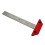 8" T Square Ruler - Durable, Accurate, Dual-Scale Measuring Tool for Woodworking Projects, Compact & Portable 5