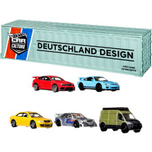 Hot Wheels Premium Car Culture Deutschland Design Container Set Confezione da 5 veicoli tedeschi in scala 1:64 Nuovi e vintage per collezionisti