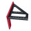 (Black) Multi-Functional Aluminum Woodworking Ruler - High Precision 0-76mm, Durable, Black/Red, Easy to Use Tool 11