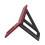 (Black) Multi-Functional Aluminum Woodworking Ruler - High Precision 0-76mm, Durable, Black/Red, Easy to Use Tool 2