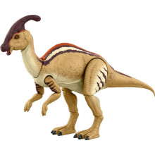 Mattel Jurassic World Spielzeug Die verlorene Welt Hammond Collection Parasaurolophus, 12in lang, 20 bewegliche Gelenke