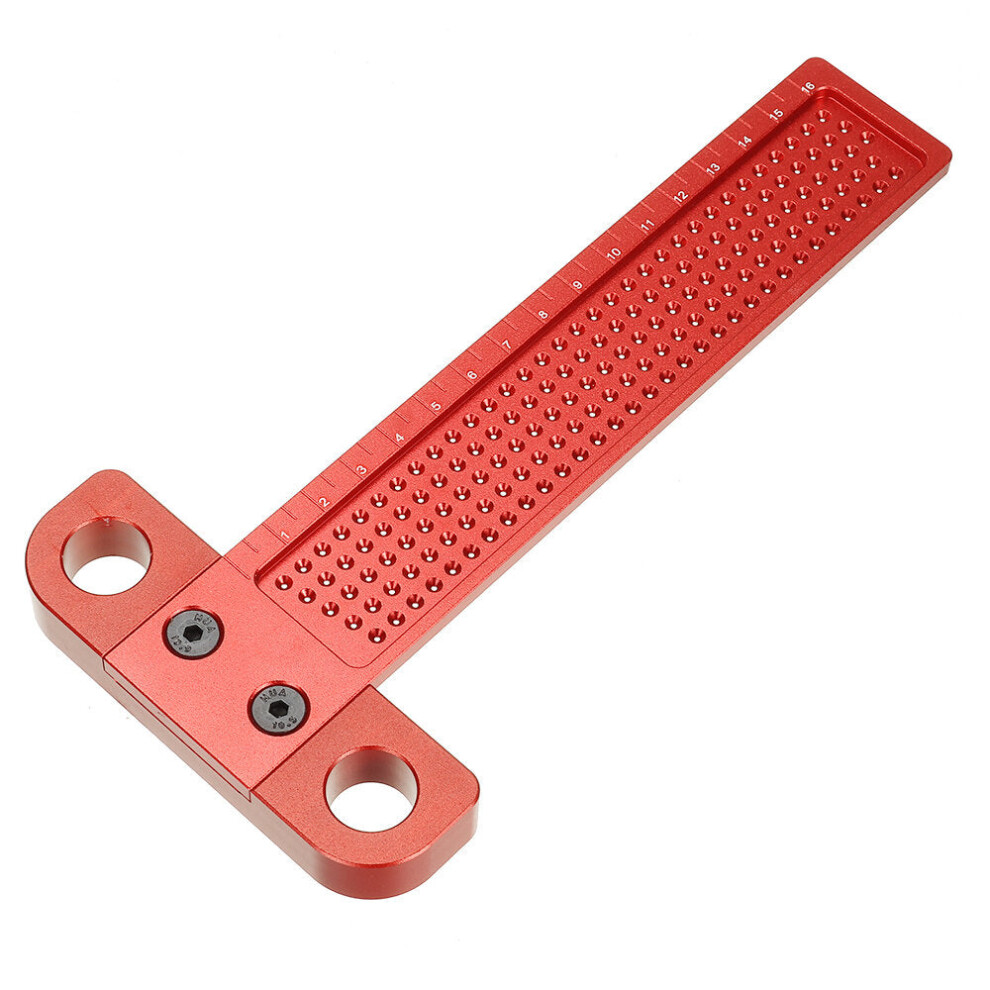 (60Mm) Aluminum Alloy Woodworking Scriber Ruler - 60/100/160Mm, Precision Marking Tool For Accurate Lines 8727971921982