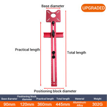 (Updated) 4 in 1 Router Milling Groove Bracket - Premium Aluminum Alloy, Versatile Design, Precise Cuts for Woodworking Projects