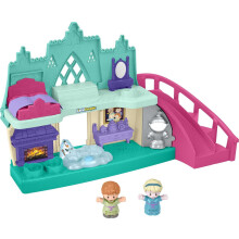 Fisher-Price Little People Castelo Arendelle da Disney Frozen com Luzes Sons e Figuras Anna & Elsa