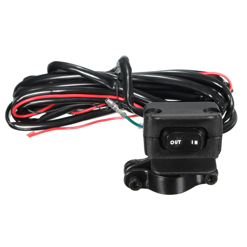 Winch Rocker Switch Handlebar Control Line Warn Atv/Utv Accessories Black 6093316933975