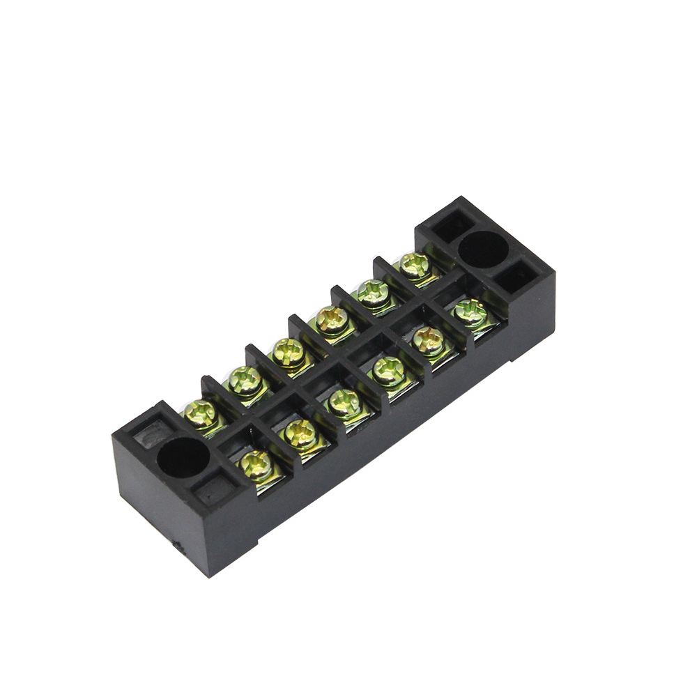 6 Section Copper Guide Fixed Terminal Clamps Short-Circuit Article Wiring Column