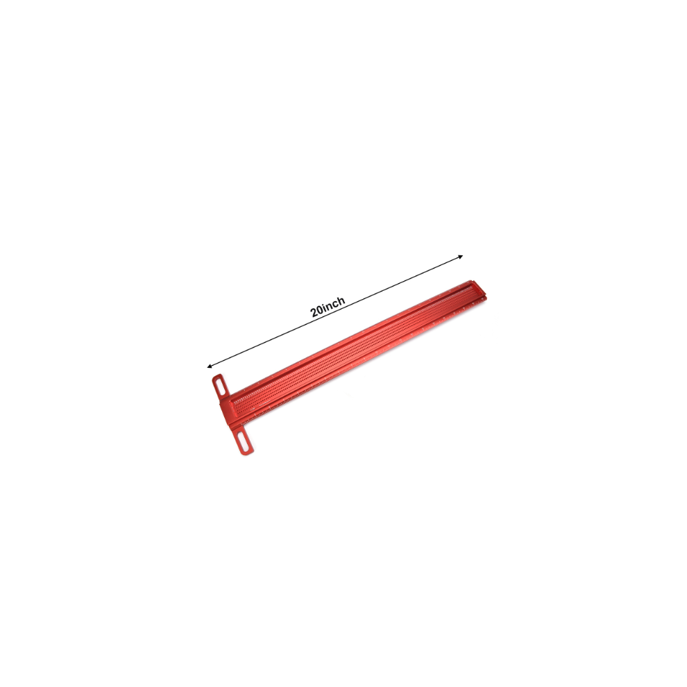 (20 inch) Aluminum Alloy T-Square Marking Ruler - 16"/20" for Accurate Scribing & Hole Positioning, Lightweight & Durable Tool