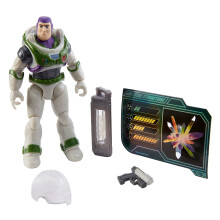 Figura de Buzz Lightyear de Disney Pixar Lightyear, guardabosques espacial Alpha de grado cristal