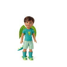 Poup e Bryant American Girl WellieWishers de 14,5 pouces avec t-shirt, short, ailes et queue de dragon et bottes pour les 4 ans et plus