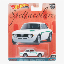 Hot Wheels Alfa Romeo Giulai Sprint GTA Car Culture Spettacolare 5/5 [Bianco]