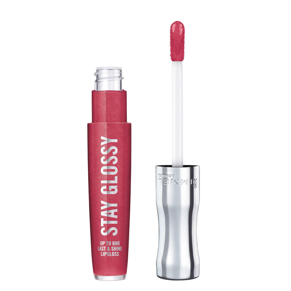 Rimmel Stay Glossy Lip Gloss - Non-Sticky and Lightweight Formula for Lip Color and Shine - 500 Rulebreaker  .18oz-image-OPC-PFNH9KK-NEW