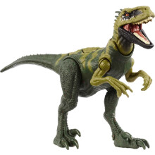 Mattel Jurassic World Strike Attack Dinozaur Zabawka Atrociraptor Figurka z ruchomymi stawami i ruchem uderzenia
